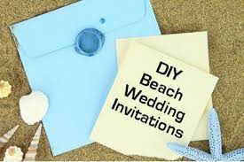 Diy Handmade Beach Wedding Invitations Beach Wedding Invitations Diy Wedding Invitations Diy Handmade Diy Beach Wedding