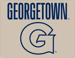 Peel and stick wall graphics; Georgetown University Logos