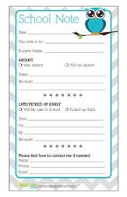 school absence note template free - April.onthemarch.co