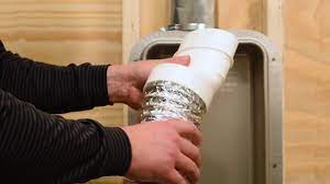 The hose fits over the small part and the large part fits over the vent. Round To Oval Dryer Duct Adapter Installation By Dundas Jafine Youtube