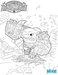 Terrafin Coloring Page From Skylanders Superchargers Video Game More Skylanders Content On Hellok Coloring Pages Pattern Coloring Pages Crayola Coloring Pages