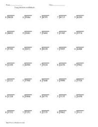 Long Division Worksheets 3rd 6th Grade Worksheet Long Division Worksheets Division Worksheets Long Division