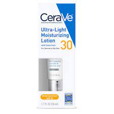 Тип кожи:для сухой и очень сухой. Cerave Ultra Light Face Lotion Face Moisturizer With Sunscreen Spf 30 For Daily Use 1 7 Oz Amazon De Beauty