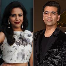 Swara while doing chaploosi pls don't forget kangana graced the show after many requests, she was the superstar and kjo was the paid host it is not for him to remove anything if channel wants it, and her voice needs no kjo to reach people — team kangana ranaut (@kanganateam) june 29, 2020. Before Kangana Swara Bhaskar Asked Karan Johar About Nepotism In Bollywood