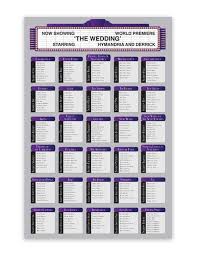 Printable Wedding Seating Chart Reception Seating