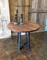 Choose from a variety of top options. Round Industrial Reclaimed Wood Pub Table 36 Counter Height What We Make