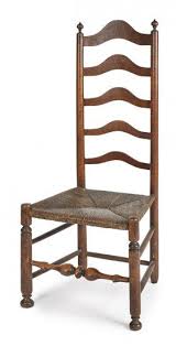 Pennsylvania Tiger Maple Five Slat Ladderback Si Lot 634 18th Century Chairs Tiger Maple Chair Design
