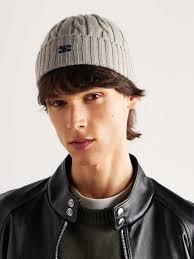 STÒFFA Ribbed Cashmere Beanie for Men