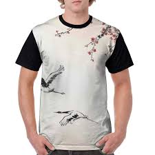 Amazon Com Mans T Shirts Branches Of Japanese Cherry Tree