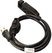 I hope i've given you enough information to build your own switched extension cord. Master Electrician 6 Feet Indoor Extension Cord With 3 Outlets And On Off Switch Black Foot Switch Amazon Com