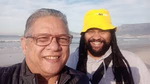 Lester Kiewit and Zain Johnson joined other Capetonians at Lagoon Beach