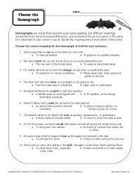 The 4th grade homeschool curriculum is a big step up from third grade and children will notice the increase if you are looking for a 4th grade curriculum, here are some homeschool learning objectives and suggestions think long term and extended projects when creating activities at this grade level. Worksheet Choose The Homograph
