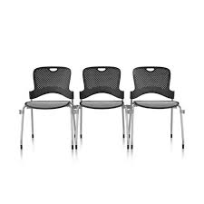 Ch 2 Herman Miller Caper Stacking Chair In Black Break Room Room Chairs Chair