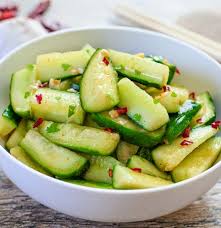Sriracha Chinese Cucumber Salad Recipe Cucumber Salad Food Recipes
