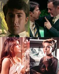 SIXTIES REDHEAD No.5 -- 11x14, acrylic ink, ink, paper collage