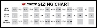 Sidi Mtb Size Chart Bedowntowndaytona Com