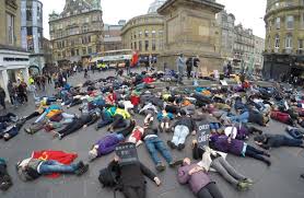 Travelodge newcastle city (newcastle) — travelodge newcastle city country: Campaigners Stage Die In Demo In Newcastle City Centre The Northern Echo