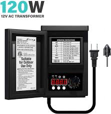 Malibu 120 Watt Low Voltage Transformer With Photocell Sensor Timer And Shield For Outdoor Spotlight Floodlight Garden Pathway Light Landscape Lighting Walmart Com Walmart Com