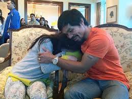 Jinkee Pacquiao could not contain her emotions during an interview with her  husband on the morning show Unang Hirit. Jinkee was ringside during Manny's  sixth round KO loss, and said of her