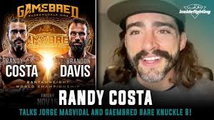 Randy Costa promises "violent" Brandon Davis rematch at Jorge Masvidal's  Gamebred Bare Knuckle 8