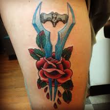 Pin By Tatummcguire On Dream Tattoo Halo Tattoo Tattoos Gaming Tattoo