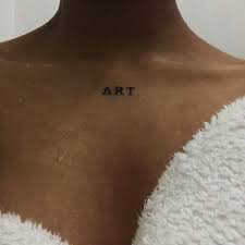 Chest Tattoo Small Chest Tattoos Chest Tattoo Words Tattoos