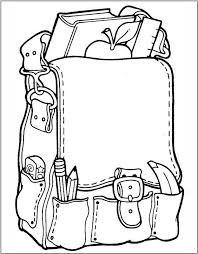 Ausmalbild Eine Aktentasche Oder Einen Rucksack Kindergarten Malvorlagen Schule Malvorlagen Ausmalbilder