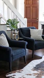 Navy Blue Midcentury Modern Style Chairs Modern Living Room Blue Leather Chair Living Room Blue Living Room
