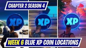 As usual with the blue xp coins, you'll need to break objects in order to collect them. All Week 6 Blue Xp Coin Locations In Fortnite Chapter 2 Season 4 Youtube