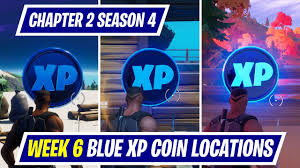 As usual with the blue xp coins, you'll need to break objects in order to collect them. All Week 6 Blue Xp Coin Locations In Fortnite Chapter 2 Season 4 Youtube