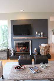 Farmhouseurban Home Fireplace Off Center Fireplace Home Decor