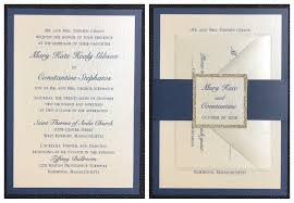 Double Layer Invitation With Belly Band Boston Wedding Invitations Wedding Invitations Making Wedding Invitations