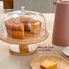 BOLEIRA DE BAMBU COM PÉ E CÚPULA 27,5 CM - A loja física Amor de Casa &  Cozinha foi criada em 2016, por mãe e filha apaixonadas por organização e  decoração sempre em busca