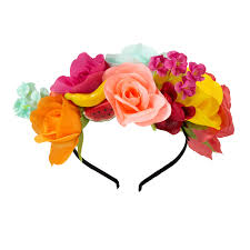 Woman with sugar skull makeup. Talking Tables Boho Tropical Decorations Supplies Cuban Headband Mexican Theme Luau Hawaiian Birthday Party One Size Mixed Colors Buy Online In Antigua And Barbuda At Antigua Desertcart Com Productid 42732854