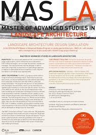 But it won't just be handed to you. Eth Mas La Master Of Advanced Studies In Landscape Architecture Professor Christophe Girot