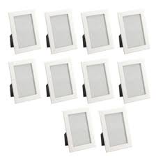 10x Ikea Fiskbo Bilderrahmen 13x18 Weiss Real De