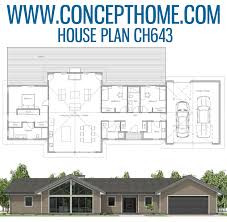 Small home plans maximize the limited amount of square footage they have to provide the necessities you need in a home. Floor Plan Ch643 Beach House Plan House Plans House Layouts