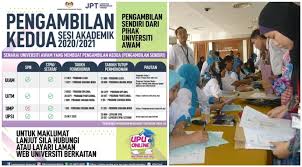 Permohonan upsi ambilan kedua kemasukan sesi 2020/2021 universiti pendidikan sultan idris (upsi) adalah merupakan salah satu institusi pengajian tinggi tertua di malaysia yang terletak di tanjung malim, perak. Pengambilan Kedua Uitm Uia Ump Upsi 2020 2021 Dibuka Jom Mohon Online