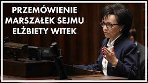 1957) 9 sierpnia 2019 (dts) Przemowienie Marszalek Sejmu Elzbiety Witek Youtube