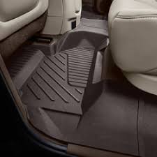Second Row Interlocking Premium All Weather Floor Liner In Jet Black Chevrolet Accessories