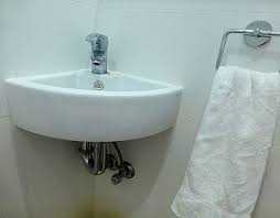 small wash basin. water splashed