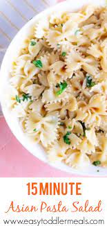 Asian Bow Tie Pasta Charisse Yu Recipe Pasta Recipes For Kids Asian Pasta Salads Vegetarian Pasta Salad