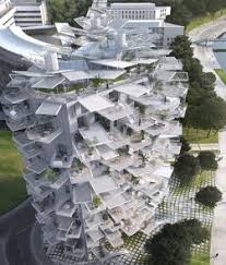 L Arbre Blanche Montpelliers Weisser Baum Zum Wohnen Weisse Baume Sou Fujimoto Architektur