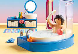 F15 4 badezimmer bad einrichtung mobel puppenhaus 5318 5324 5300. Playmobil 70211 Badezimmer