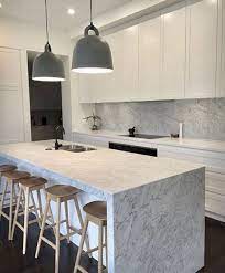 best durable marble kitchen table you must to try freshouz com island carrara black walnut top