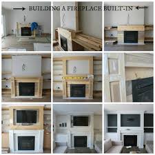 Anything can be turned into a diy project and a good plan is to separate a big project into smaller sections and steps. Diy Built In Tv Fireplace Novocom Top