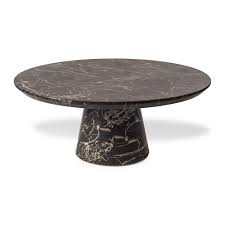 White/black medium round faux marble coffee table. Buy Pols Potten Disc Round Coffee Table Black Marble Amara