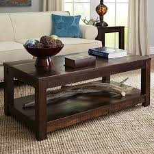 Parsons Coffee Table Tobacco Brown Brown Coffee Table Coffee Table Dark Wood Coffee Table