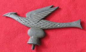 Phonix Vogel Figur Emblem Logo Kuhlerfigur Auto Moped Fahrrad Motorrad Antik Emblem Logo Kuhlerfigur Moped