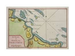 Finden sie auf der karte von veracruz eine gesuchte adresse, berechnen sie die route von oder nach veracruz oder lassen sie. Mexico New Spain Town And Port Vera Cruz Tiron Map 1784 Mapandmaps Com